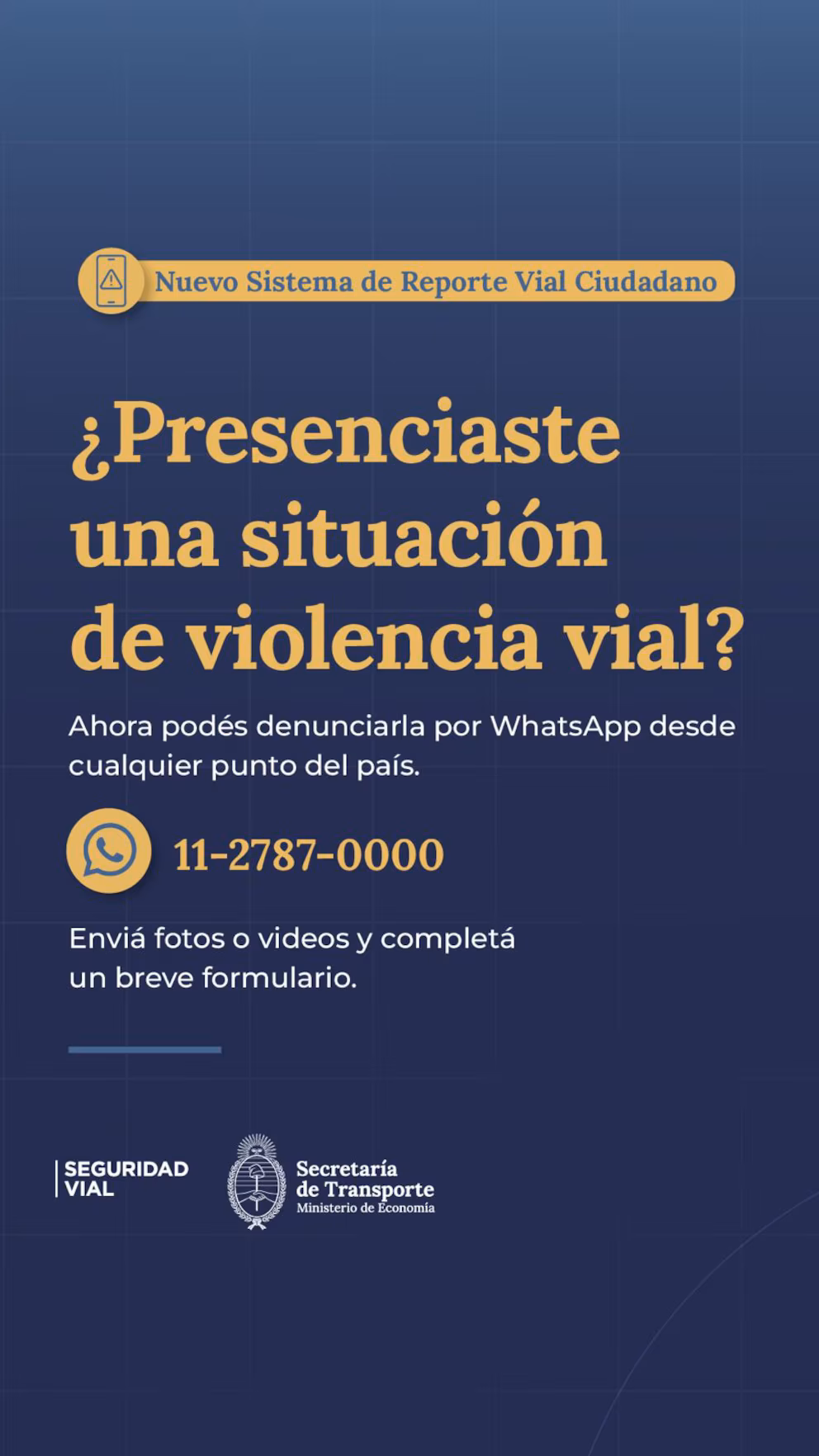 Portada de SISTEMA DE REPORTE VIAL CIUDADANO: NUEVA MEDIDA PARA SANCIONAR A LOS CONDUCTORES IRRESPONSABLES