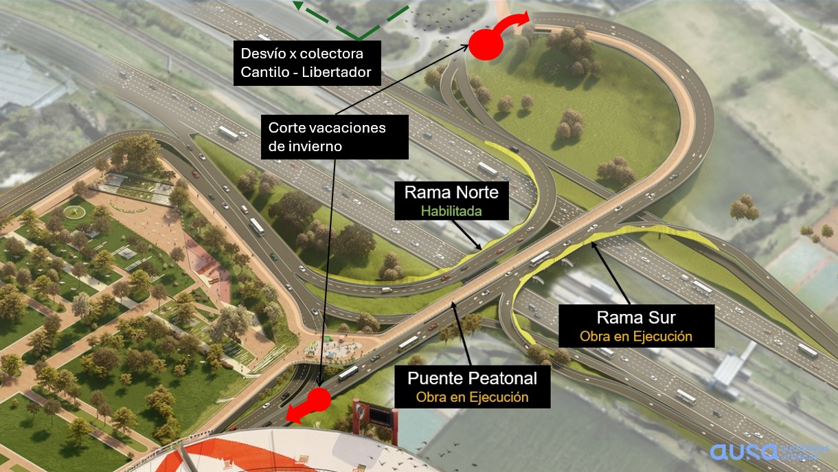 Portada de Cierran  una mano del puente Labruna durante las vacaciones de invierno