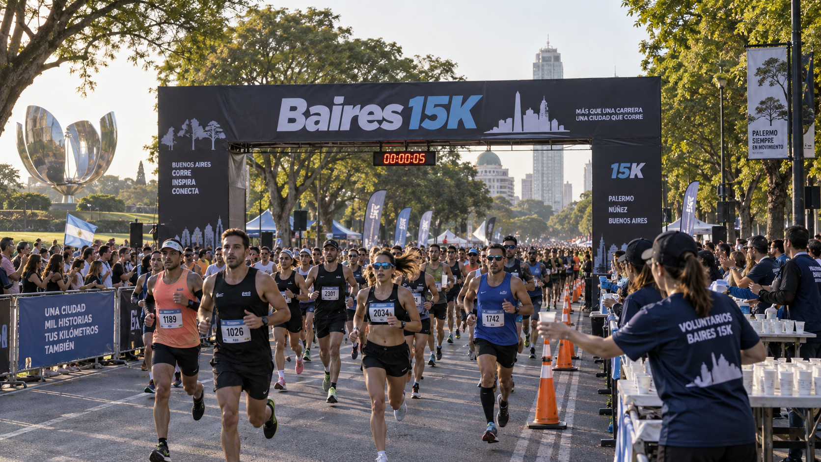 Portada de Saucony Baires 15K: recorrido, horarios y cortes de tránsito del domingo en Palermo y Núñez