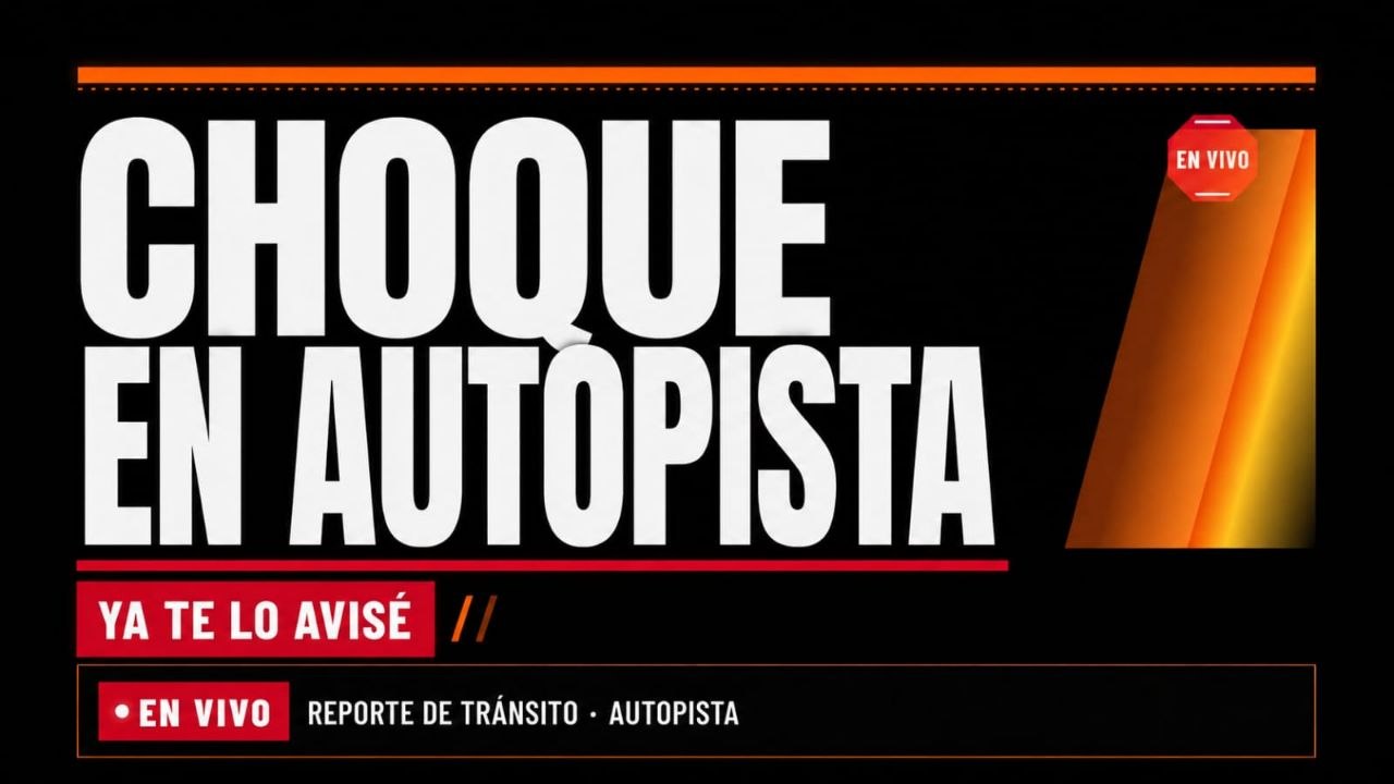 Imagen asociada a Alerta de tránsito (preliminar): Autopista Perito Moreno, altura Eva Perón, sentido centro, por triple choque