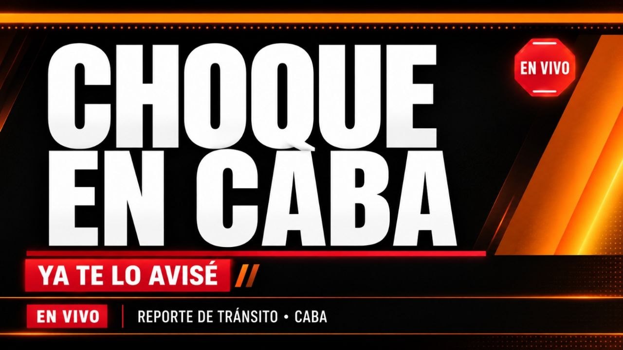 Imagen asociada a Alerta de tránsito (Boedo): se reporta choque entre auto y moto en Maza entre San Juan y Cochabamba