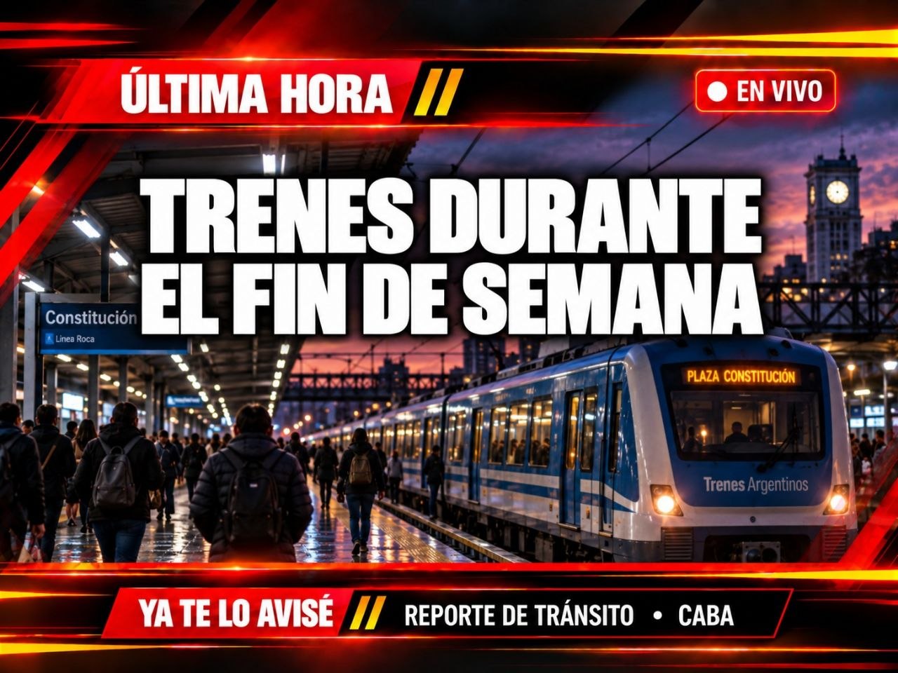 Imagen asociada a Alerta de servicio (dato en verificación): Tren Mitre (ramales a Suárez y a Bartolomé Mitre) no funciona por obras durante todo el fin de semana largo hasta el 12/10 inclusive