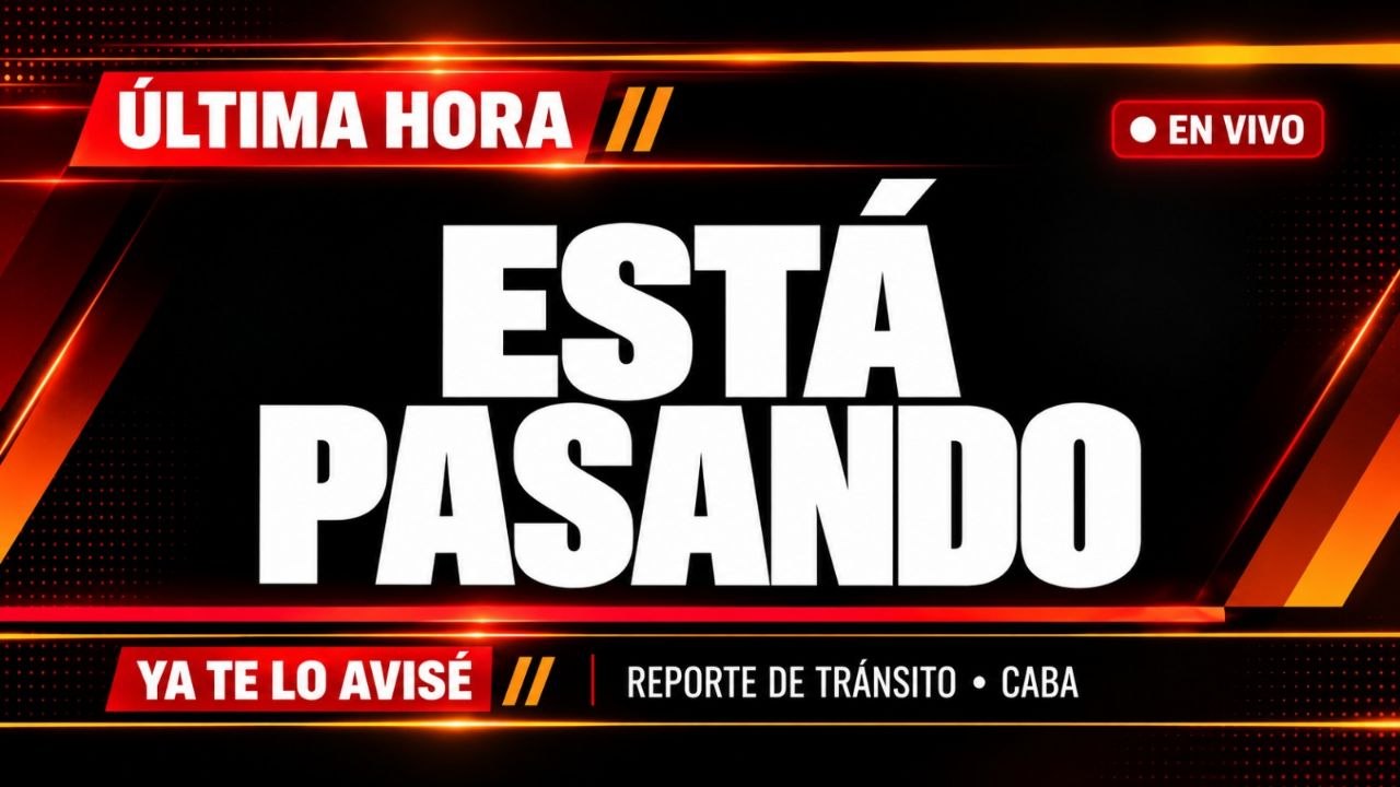 Imagen asociada a ALERTA DE TRÁNSITO (en verificación) en CABA: 
1) Av